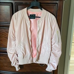 PINK BOMBER JACKET